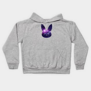 Dva Space Bunny Logo Kids Hoodie